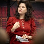 Паблик-ток солистов Московского театра оперетты Екатерины Кузнецовой и Александра Фролова с учениками Школы юного филолога при МГУ